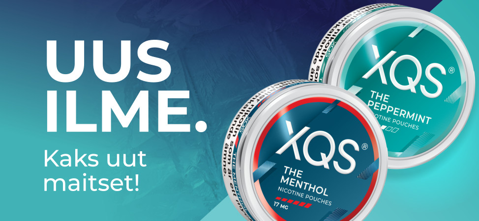 XQS The Menthol 17 mg ja The Peppermint 10 mg nikotiinipadjad